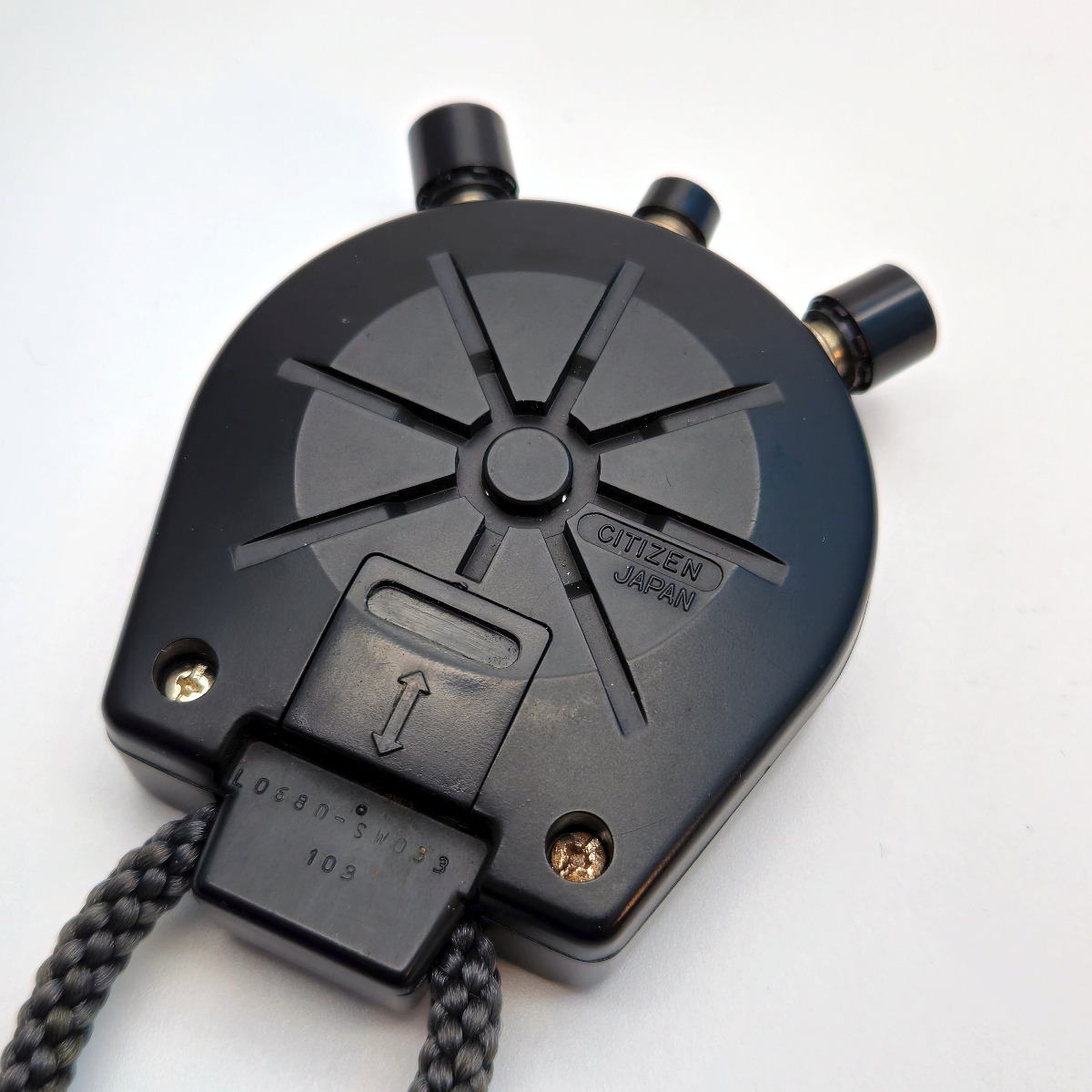 Citizen LSW-033 LC Quartz Autolook stopwatch from the 1980s