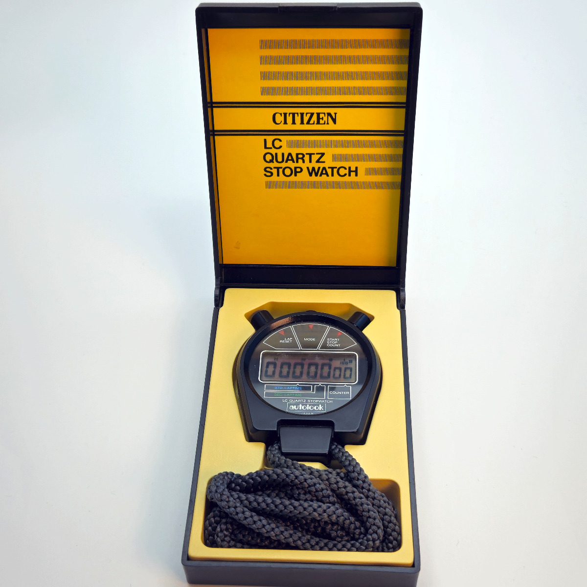 Citizen LSW-033 LC Quartz Autolook stopwatch from the 1980s