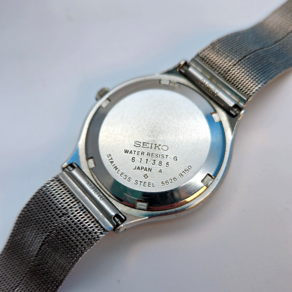 Seiko LM DE LUXE 5616 snowflake dial with mesh bracelet