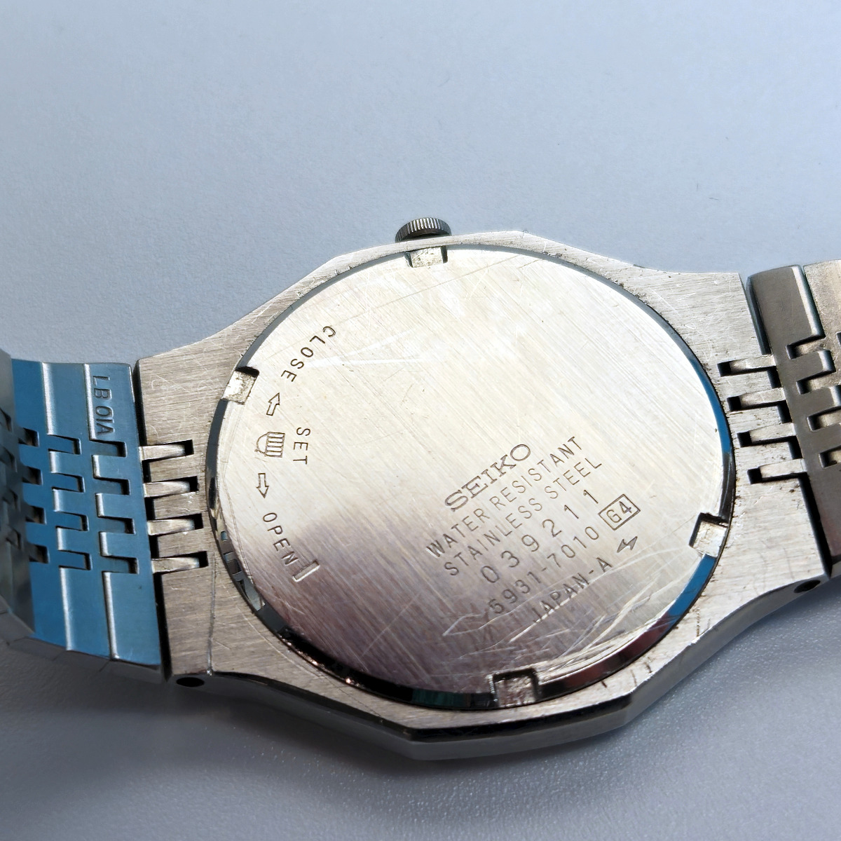 Seiko 5931-7010 from 1980 with blue dial