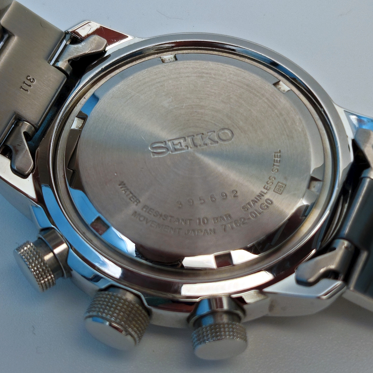 Seiko 7T62-0LG0 quartz chronograph