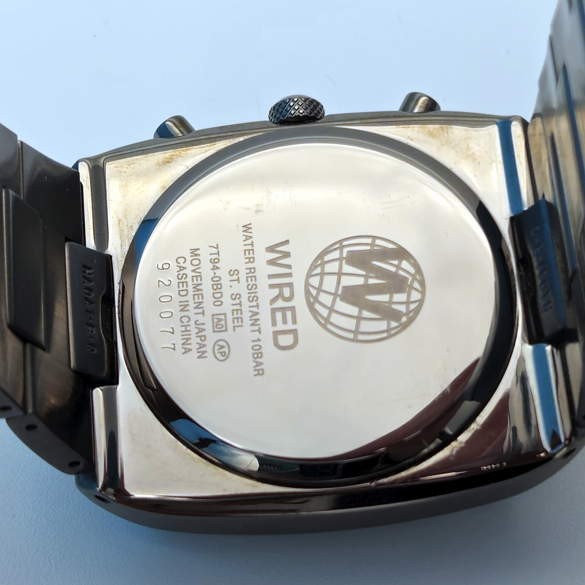 Seiko 7T94 Retro by Tomoki Sukezane, Monaco, Silver/Yellow