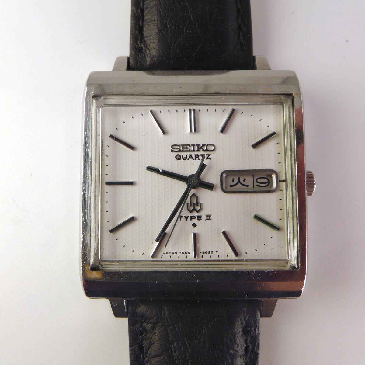 SEIKO 7546-5020 Type 2 quartz watch from 1977