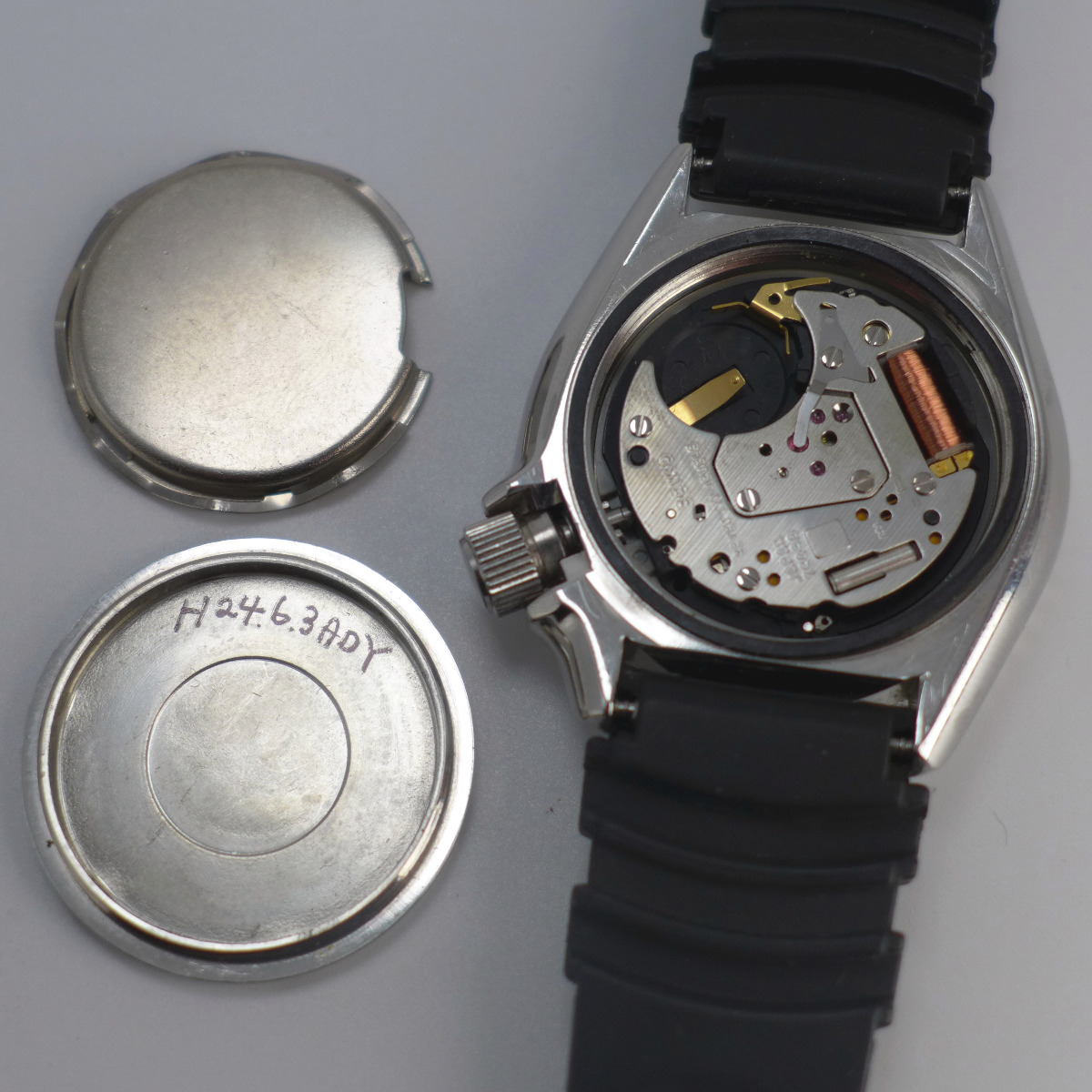 Seiko 7c43-6010 mid-sized diver's watch, movement