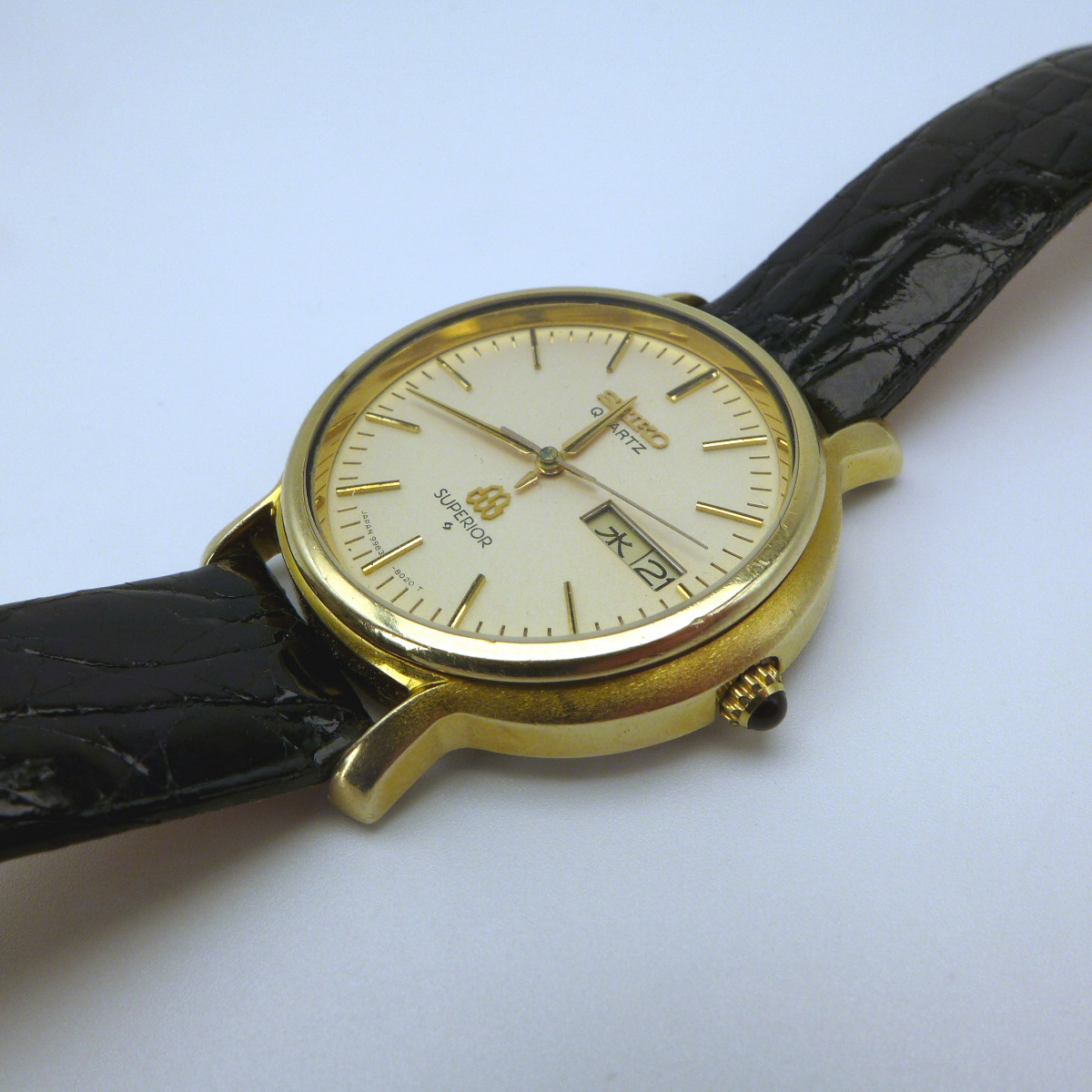 Seiko Superios 9983-8020 Twin Quartz Cap Gold, from 1978